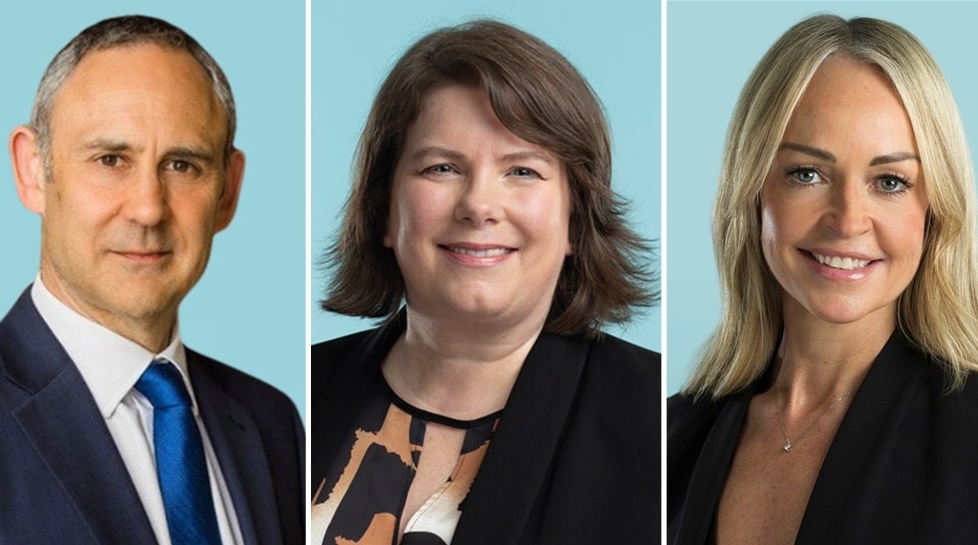 Keith Heddle of MI, Caroline Carr and Laura Salmond of BTO